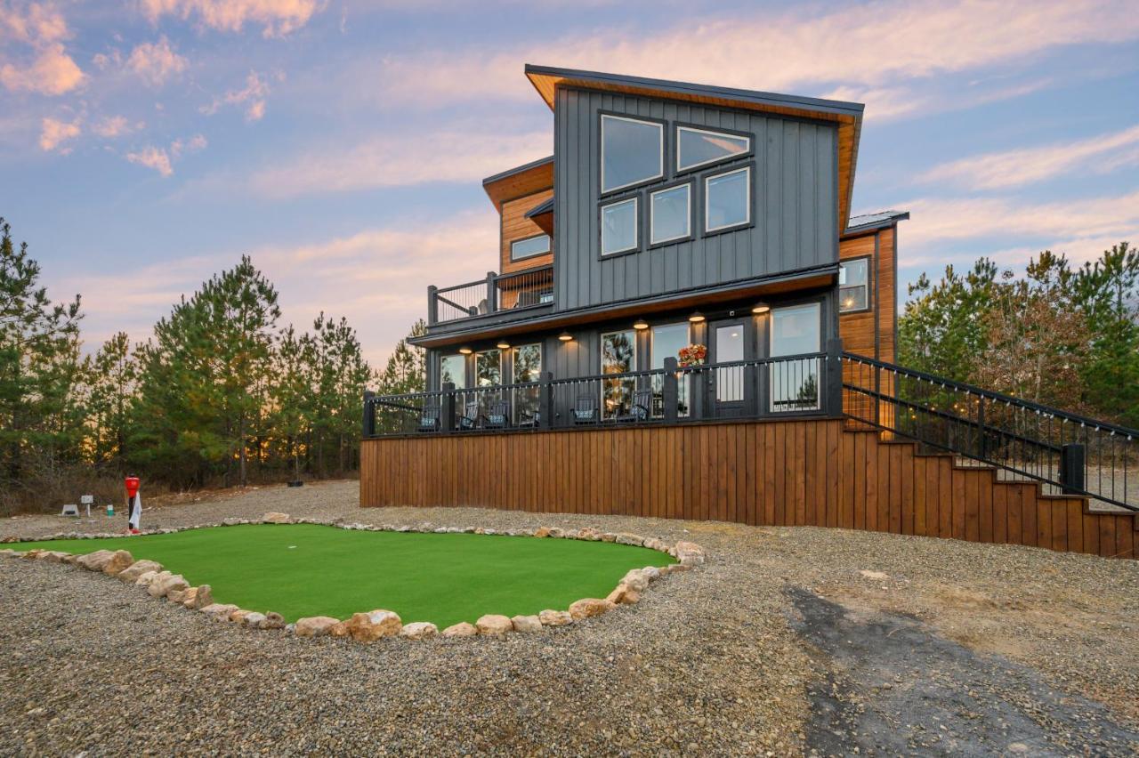 All Fore The View Cabin In Hochatown Broken Bow Exterior photo